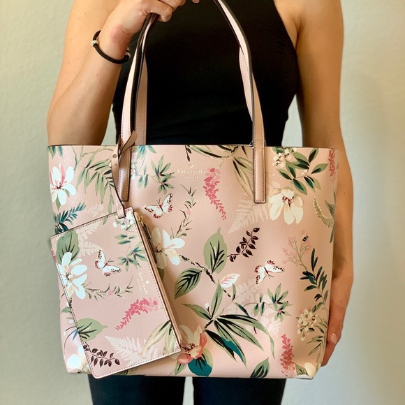 🌸Kate Spade Mya Botanical Convertible Tote🌸 - Picture 2 of 8